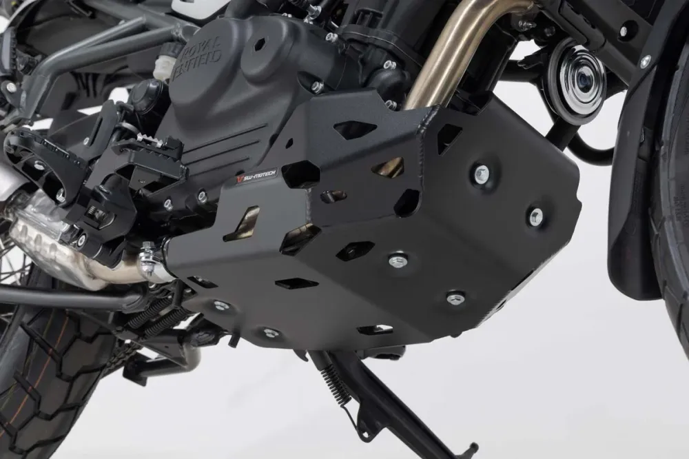Protector de motor. Negro. Royal Enfield Himalayan 450 (23-). con Efecto Antiestático