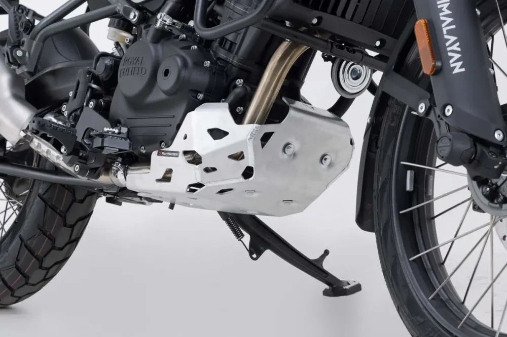 Protector de motor. Plateado. Royal Enfield Himalayan 450 (23-). - 500 g
