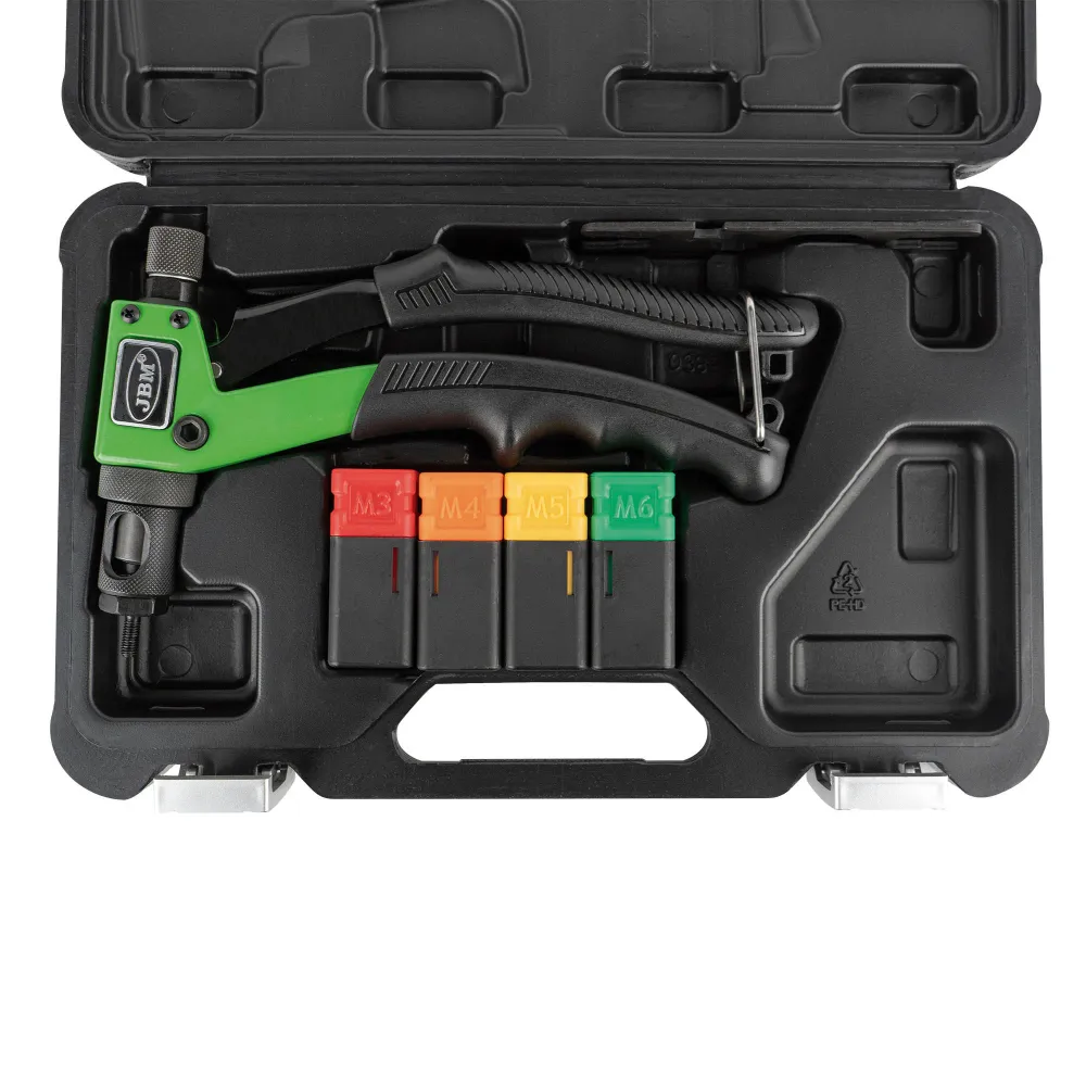 Kit Completo con Accesorios REMACHADORA TUERCA COMPACTA 200MM / 8" - 52595