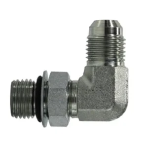 1-5/16"-12 X 1-5/16"-12 Elbow Connector MJICXMORB 90 degree Acero SAE O-Ring Fittings Hydraulics 6801NWO16