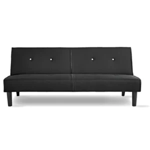 Sofá convertible en cama RIO color negro