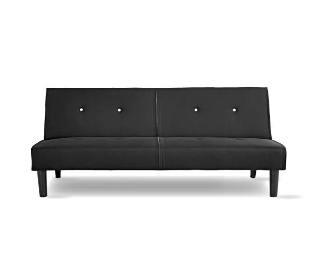 Sofá convertible en cama RIO color negro