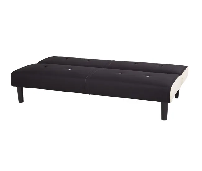 Sofá convertible en cama RIO color negro