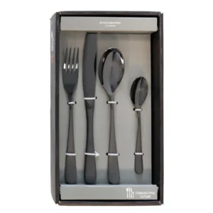 Coffret Couverts 24 Pièces - Anthracite