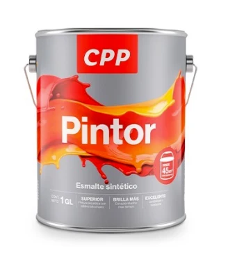 ESMALTE PINTOR ROJO MANDARIN 1 GL - CPP de Secado Rápido