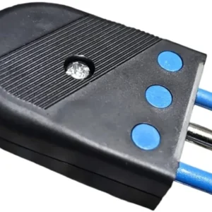 ENCHUFE MACHO ADAPTABLE 10A 250V NEGRO - Conexión Directa